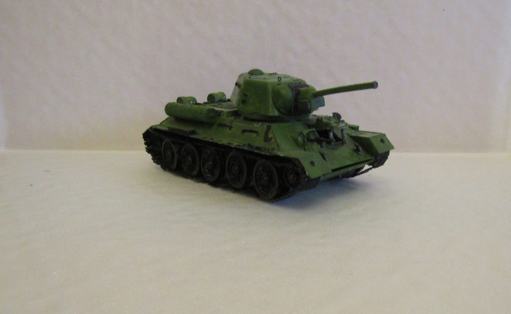 модель танка Т-34 из бумаги