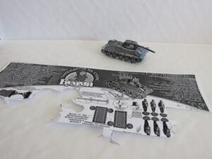модель танка Т-34 из бумаги